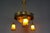 Art Nouveau French Brass Chandelier with Pâte De Verre Glass by Noverdy, 1920s For Sale - Image 4 of 18