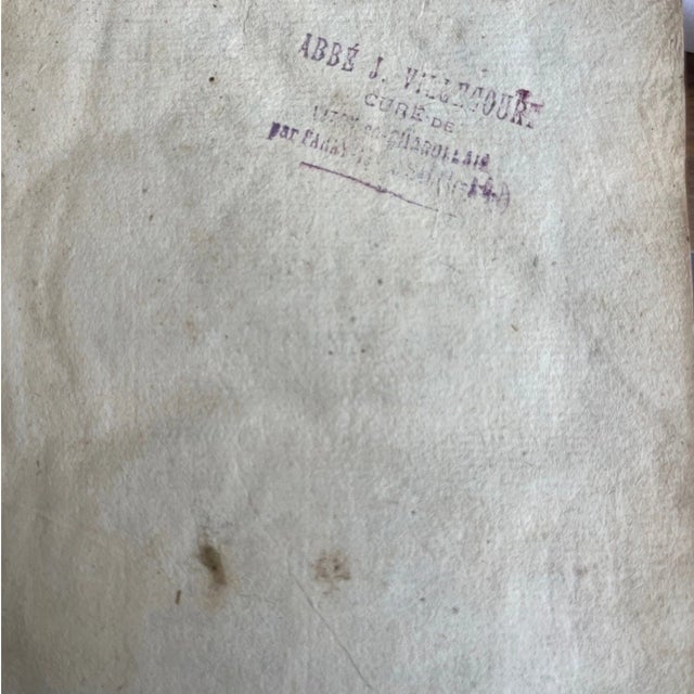 1738 Rare Antique Theology Book - Honorati Tournely - Latin Edition For Sale In San Francisco - Image 6 of 6