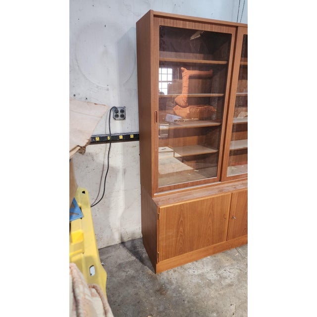 Poul Hundevad Mid 20th Century Poul Hundevad Danish Mid-Century Teak Bookcase Cabinet For Sale - Image 4 of 10