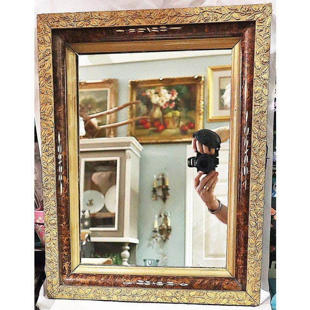 American Antique American Gilt Mirror For Sale - Image 3 of 8