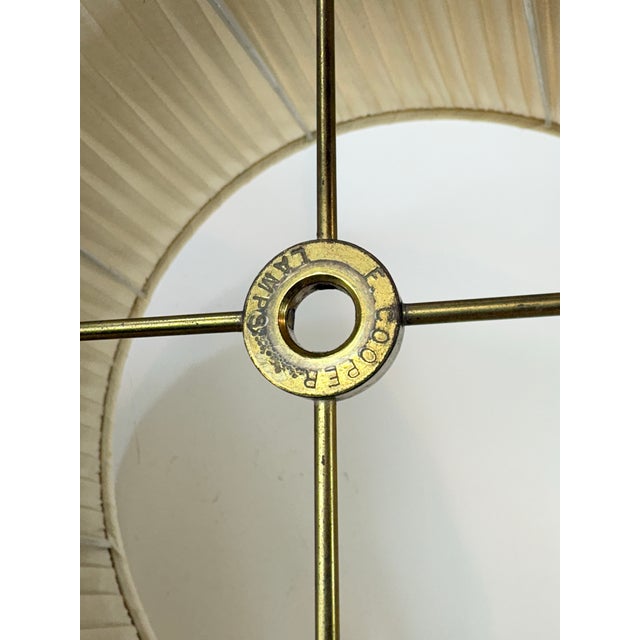 Vintage Frederick Cooper Hand Painted Floral Chinoiserie Lamp, With: Original F. C. Shade. For Sale - Image 11 of 12