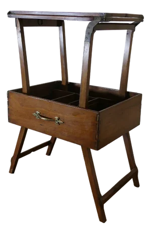 19th Century Surveyors Metamorphic Instrument Box/Table
