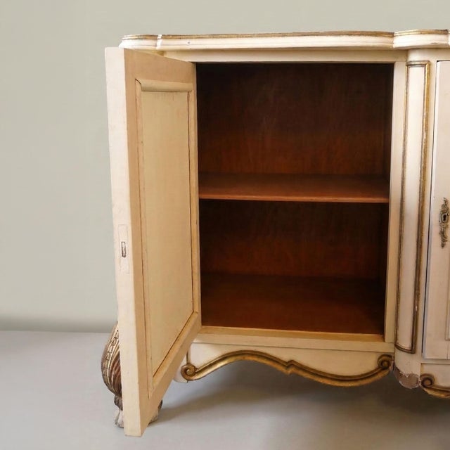 Rococo Style Sideboard with Eglomisé Doors For Sale - Image 10 of 18