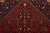 Red Abadeh Rug 3’7” X 5’3” Red Wool Vintage Tribal Hand-Knotted Oriental Carpet For Sale - Image 8 of 12