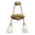 1910s Two Light Sheffield Chandelier For Sale