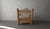 Brown Large Scale Vintage Solid Oak Post Lounge Chair For Sale - Image 8 of 8
