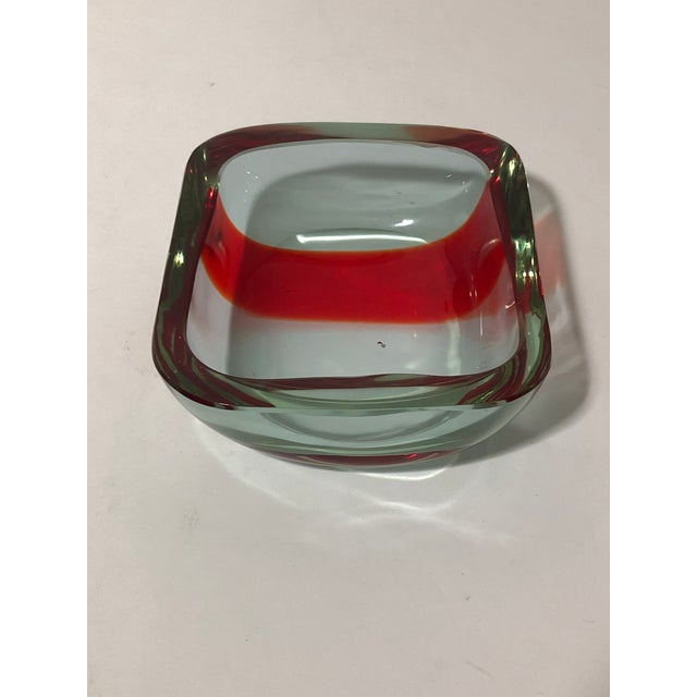 Mid 20th Century Murano Sommerso Alexandrite Glass Geode Bowl For Sale - Image 12 of 14