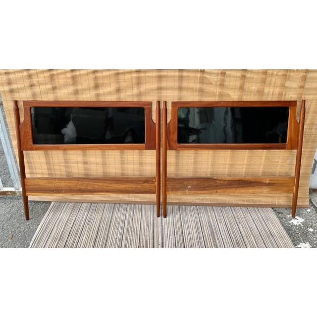Vintage Mid Century Modern Danish Style Twin Headboards (A Pair) For Sale - Image 13 of 13
