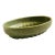 Haeger Speckled Green Oval Pottery Bowl For Sale