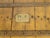 A French Lavolaille pine trunk from the early 20th century, with brass accents and monogram. Created in France during the...