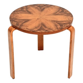 Vintage Bentwood Side Table by Alvar Aalto, 1930 For Sale