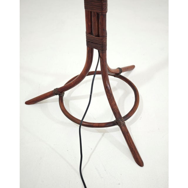 Mid-Century Modern Floor Lamp in Bamboo, Rattan and Rope, Italy, 1960s For Sale - Image 17 of 18