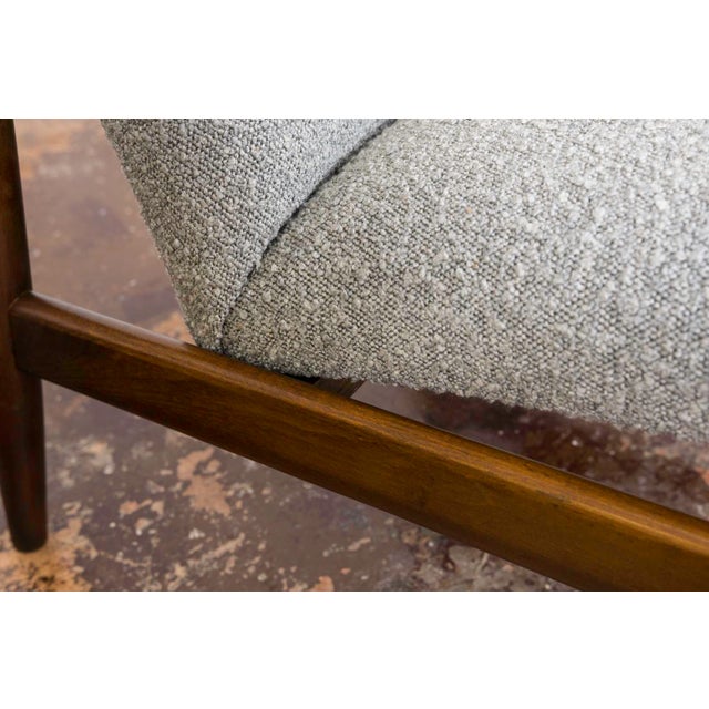 Mid-Century Modern High Back Lounge Chair by Edmund Homa, Poland, 1960s For Sale - Image 13 of 14