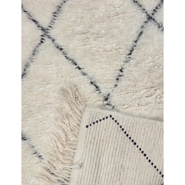 Moroccan Small Marmoucha Rug - 3.6 X 2.4 Ft For Sale - Image 4 of 6