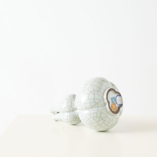 Ge Glazed Triple-Spout Double-Gourd Vase For Sale - Image 4 of 7