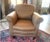 Beautiful pair of vintage designer lounge chairs, newly reupholstered (including new fill) in Holland & Sherry Andes Grain...