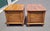 1970s Pair Vintage Rustic Cabin End Tables For Sale - Image 5 of 10