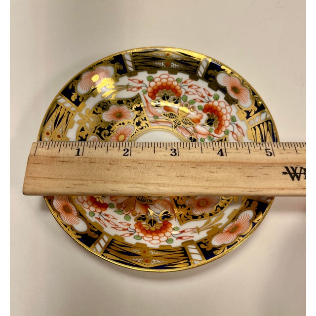 19th Century Royal Crown Derby Imari Stevenson & Hancock Mark Hand Painted English Porcelain Coffee Set- 5 Pieces For Sale - Image 4 of 12