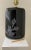 1980s Art Deco 1980s Extra Large Black Ceramic Lamp With Calla Lily Motif For Sale - Image 5 of 8