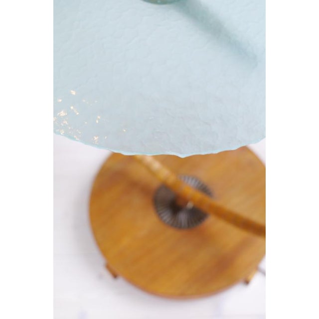 Art Deco Swedish Grace Floor Lamp in Art Glass and Beech, 1930s For Sale - Image 10 of 18