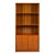 Mid-Century Teak Hutch Bookcase Cabinet For Sale