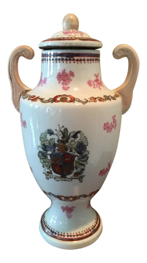 Antique Chinese Hand Painted Urn