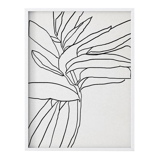 Contemporary Minimalist Botanical Illustration Giclee Print For Sale