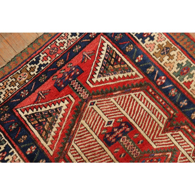 Early 20th Century Early 20th Century Zabihi Collection Camel Serab Persian Runner - 3'4" x 7'5" For Sale - Image 5 of 8