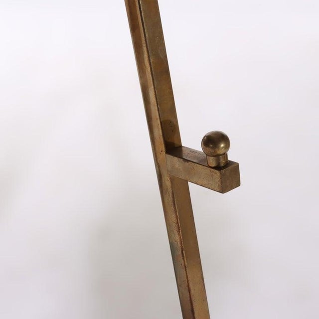 Early 20th Century Pair of Vintage Brass Art Display Easels 20thC For Sale - Image 5 of 6