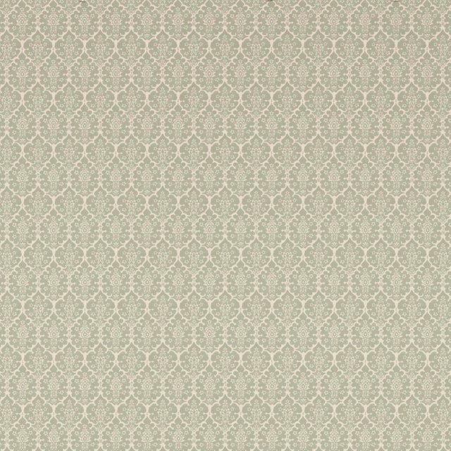 Sample - Schumacher X Veere Grenney Burley Wallpaper in Sage For Sale