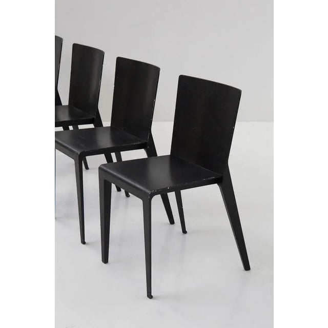 Alfa Chairs by Hannes Wettstein for Molteni, 2010, Set of 5 For Sale - Image 6 of 9