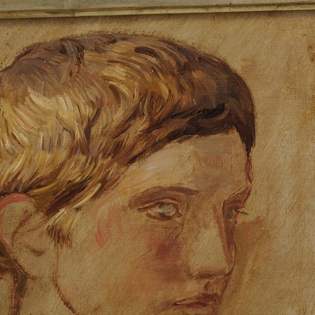 Joakim Skovgaard, Study for the Work on Viborg Cathedral, 1890, Oil on Canvas For Sale - Image 4 of 6