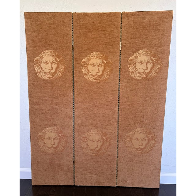 Chinoiserie Vintage Reversible Upholstered Table Screen 48'' For Sale - Image 3 of 15