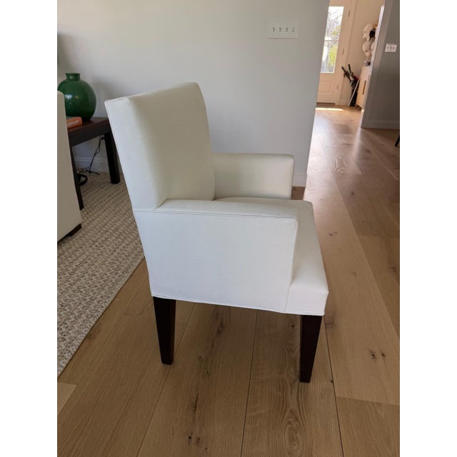 Set of 6 Custom Upholstered Jean Michel Frank Style Dining Chairs by Saks Santangelo For Sale In New York - Image 6 of 14