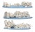 A fascinating contemporary wall hanging sculpture made of ceramic, MDF, paint & epoxy titled "Firewood" by American artist...