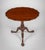 Fine 18th Century George III Chippendale mahogany pie crust tilt-top tripod pedestal side or center table with fluted...