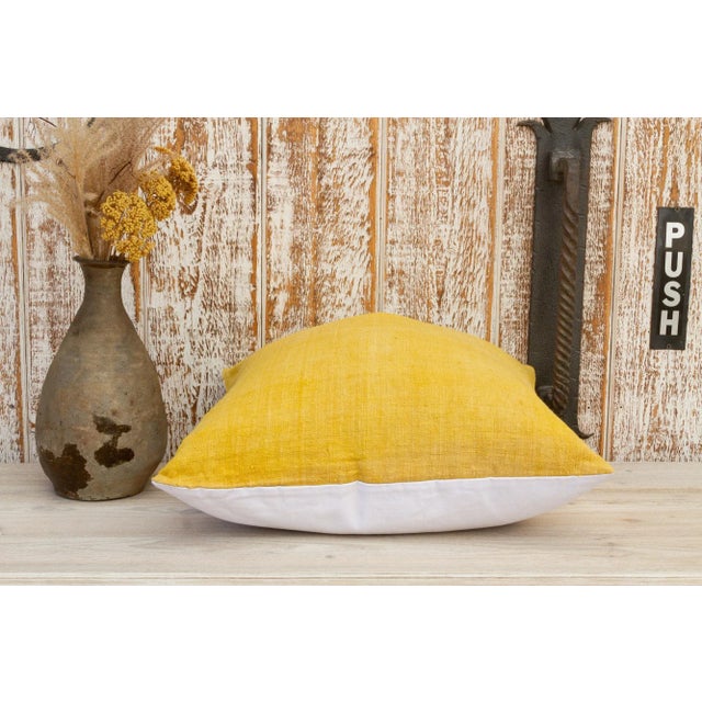 Early 21st Century Dulal Organic Silk Pillow For Sale - Image 5 of 8