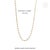 White 18k Yellow Gold 4.27ct Natural Uncut Diamond Slice Station Necklace 18 Inches For Sale - Image 8 of 14