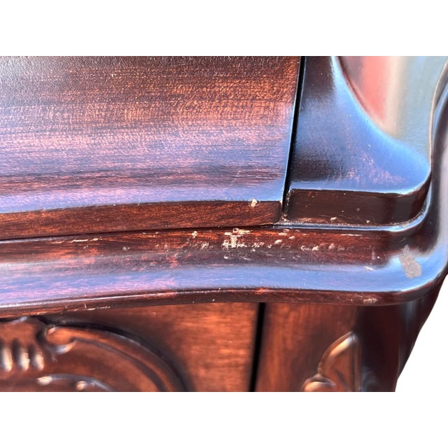 Late 20th Century Pair French Louis Xv Style Bombay Nightstands For Sale - Image 17 of 18