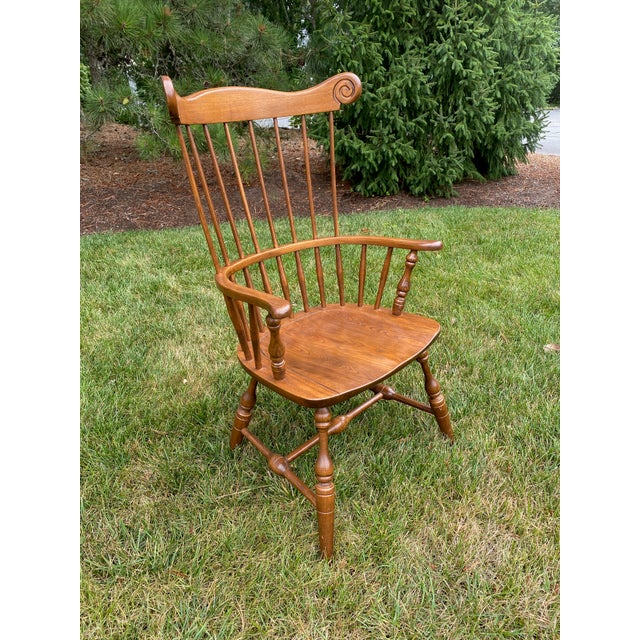 Vintage Nichols & Stone Co. Comb Back Windsor Chair Chairish