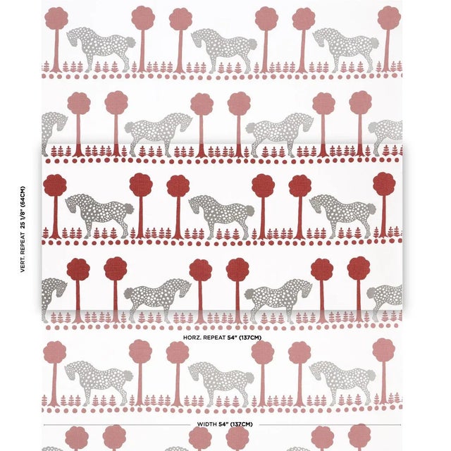 Inspired by a midcentury pattern in our archive, Polka Dot Pony is a charming, whimsical design with modern appeal. Rows...