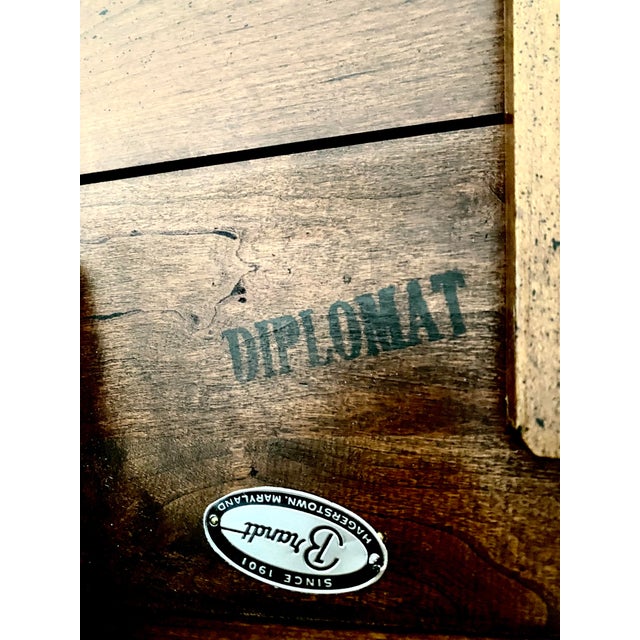 Vintage “Diplomat" Collection by the Brandt Furniture Company (Hagerstown, Maryland). This high-quality piece features the...