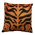 Contemporary Tiger Print Silk Velvet Handmade Pillow For Sale