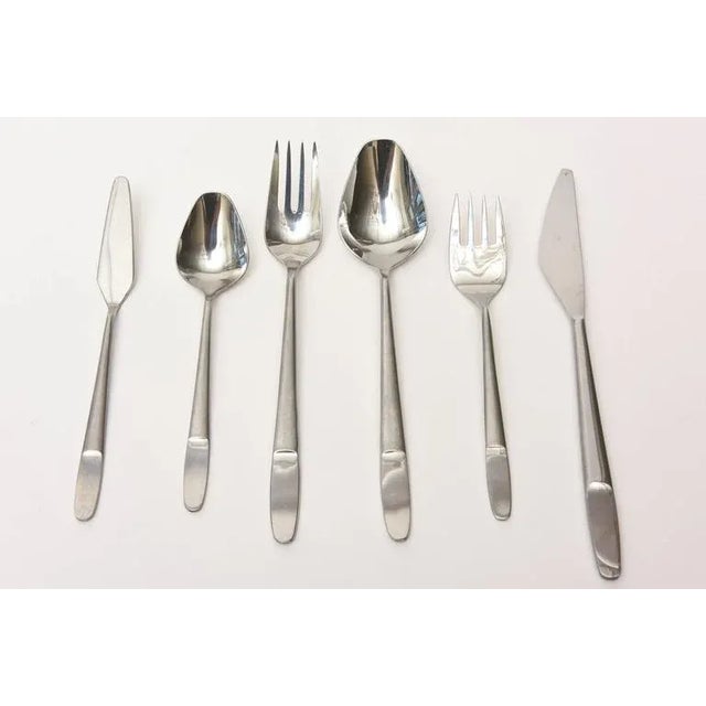 This wonderful set of high quality vintage flatware made of stainless steel was designed by Helmut Adler for the...