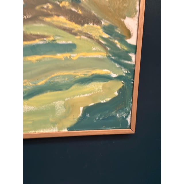 Lars Stocks, Landscape, 1971, Oil Painting on Panel, Framed For Sale - Image 6 of 18