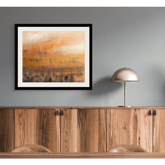 Abstract Warm Modern Abstract Landscape Print Giclee For Sale - Image 3 of 5