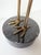 1970s Pair of Life-Size Vintage Brass Crane Sculptures on Black Marble Bases For Sale - Image 5 of 12
