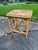 Mid-Century Modern Vintage Wicker Rattan End / Drinks Table Mid 20th Century For Sale - Image 3 of 14
