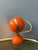 Mid-Century Space Age Orange Eyeball Table Lamp For Sale - Image 4 of 11