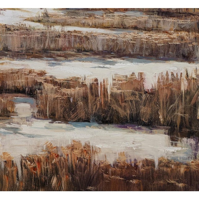 Large Swamp Hilton Head Landscape on Canvas For Sale - Image 4 of 4